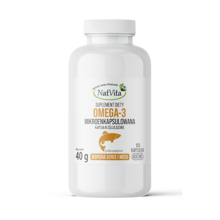 OMEGA 3 Mikroenkapsulowana DHA EPA 360 kapsułki 400mg - zdjęcie produktu
