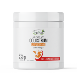 Colostrum 60% IgG liofilizowane