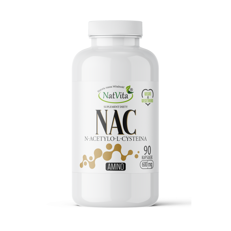 NAC N-Acetylo-L-cysteina ekstrakt kapsułki 600mg