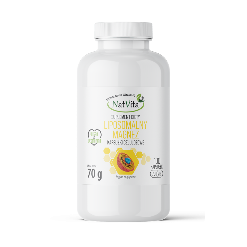 Magnez (cytrynian magnezu) liposomalny kapsułki 700mg