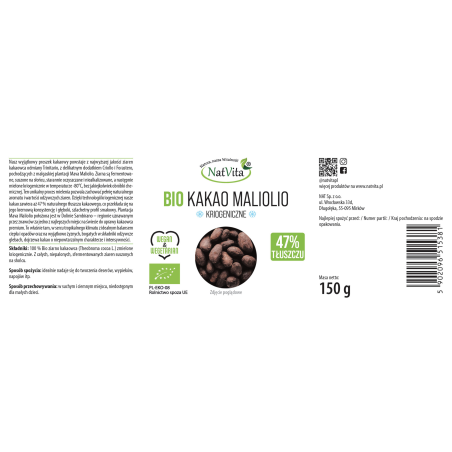 Kakao BIO mielone (47% tłuszczu) - zdjęcie produktu