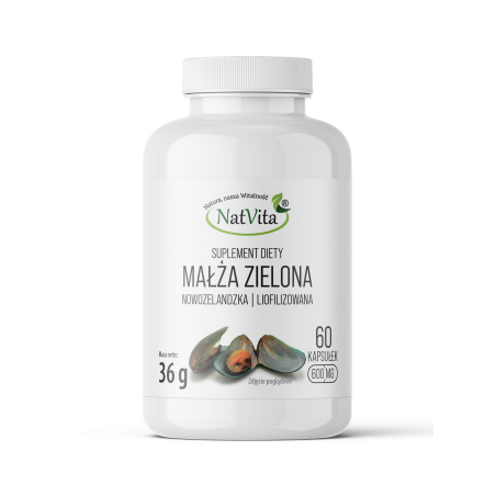 MAŁŻA ZIELONA NOWOZELANDZKA kapsułki 600mg - zdjęcie produktu