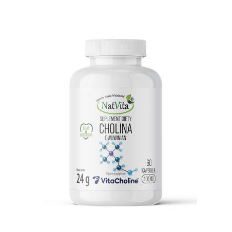 DWUWINIAN CHOLINY (CHOLINA L(+) BITARTRATE) kapsułki 400mg - zdjęcie produktu