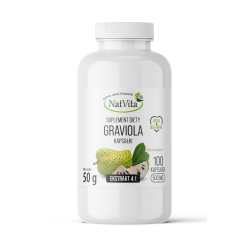 Graviola owoc ekstrakt 4:1 kapsułki 500mg