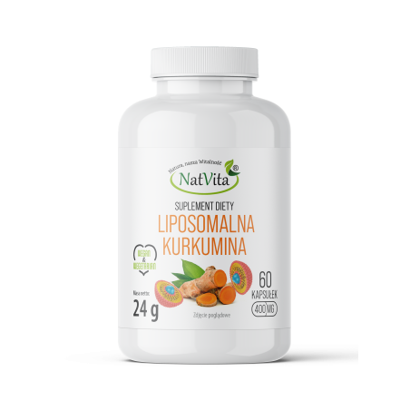KURKUMINA liposomalna kapsułki 400mg - zdjęcie produktu