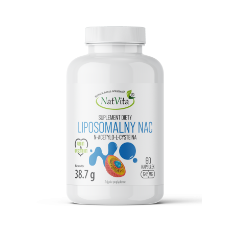 NAC N-ACETYLO-L-CYSTEINA liposomalny kapsułki 645mg - zdjęcie produktu