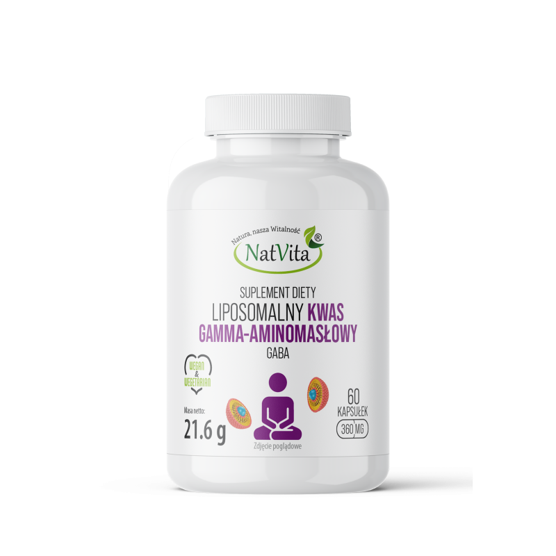 GABA KWAS GAMMA-AMINOMASŁOWY liposomalny kapsułki 360mg