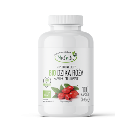 Dzika Róża Bio kapsułki 640 mg - zdjęcie produktu