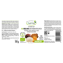 Grzyby Witalne BIO MEGA MIX kapsułki 500mg