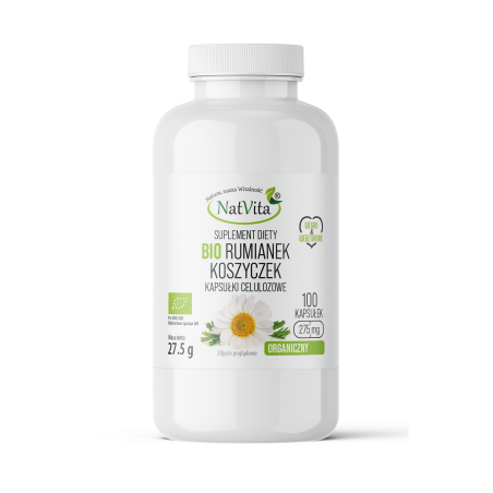 Rumianek BIO koszyczek kapsułki 275mg - zdjęcie produktu