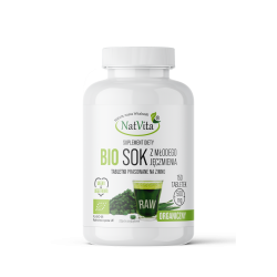 Sok z młodego Jęczmienia BIO tabletki 500mg