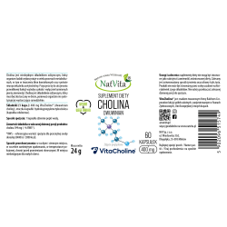 DWUWINIAN CHOLINY (CHOLINA L(+) BITARTRATE) kapsułki 400mg