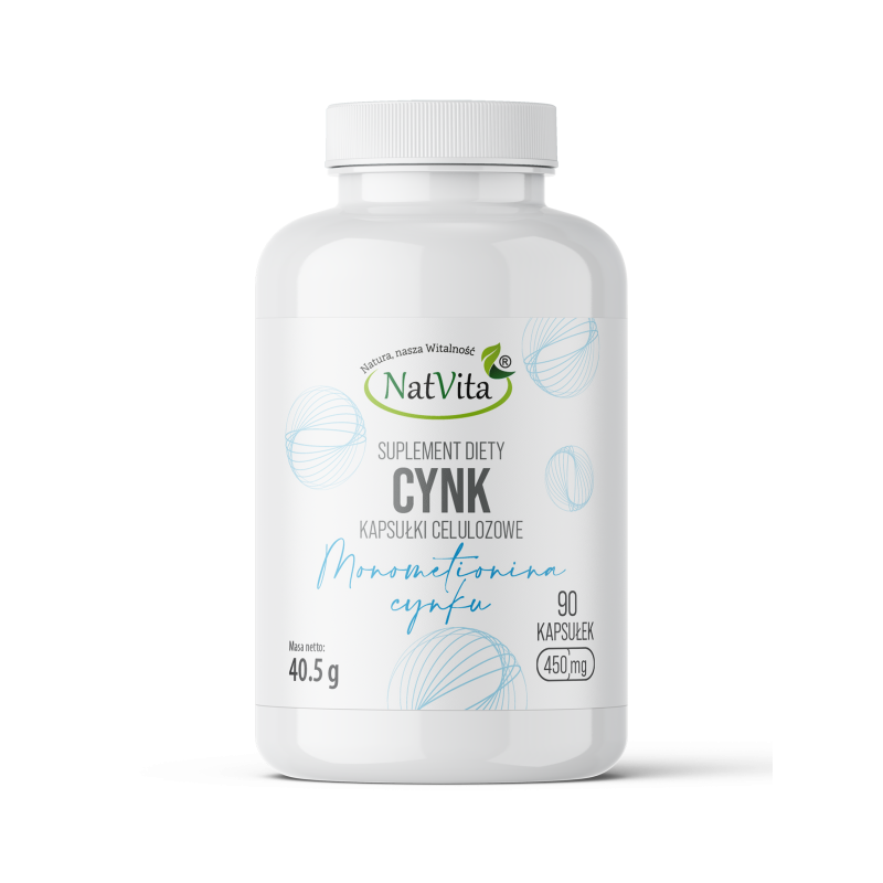 Cynk (Monometionina cynku) kapsułki 450mg