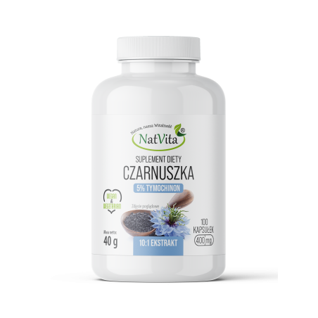 Nigellin Czarnuszka ekstarkt kapsułki 400mg - zdjęcie produktu
