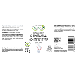 Glukozamina + Chondroityna 2:1 kapsułki 750mg