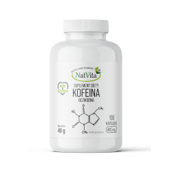 Kofeina bezwodna kapsułki 400mg