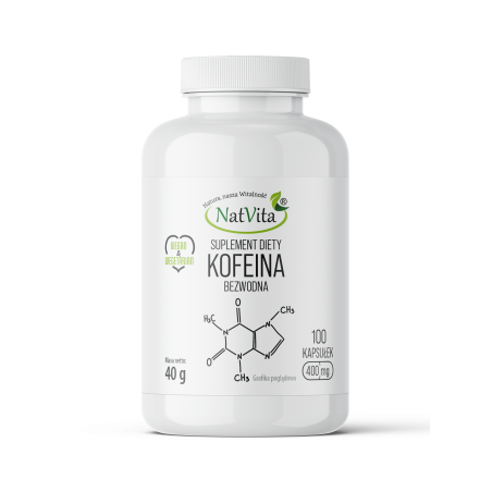 Kofeina bezwodna kapsułki 400mg - zdjęcie produktu