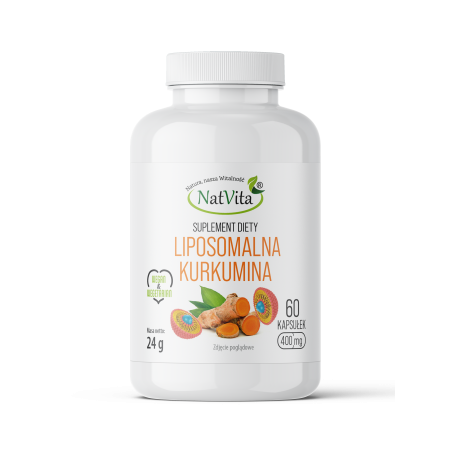 KURKUMINA liposomalna kapsułki 400mg - zdjęcie produktu