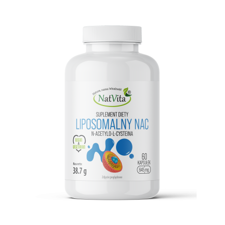 NAC N-ACETYLO-L-CYSTEINA liposomalny kapsułki 645mg - zdjęcie produktu