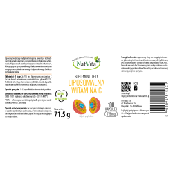 WITAMINA C liposomalna kapsułki 715mg