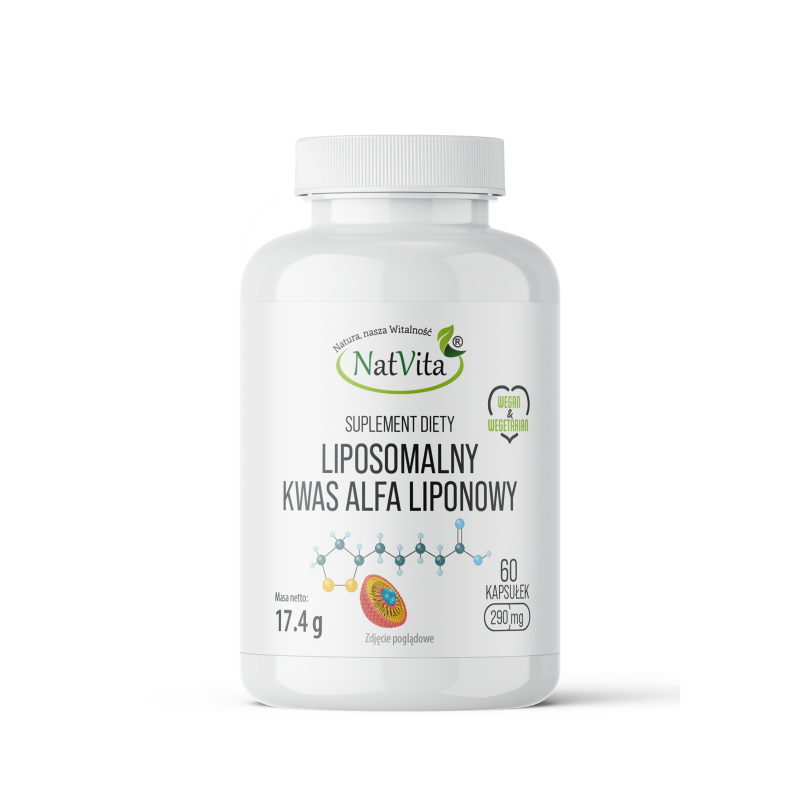 KWAS ALFA LIPONOWY ALA liposomalny kapsułki 290mg