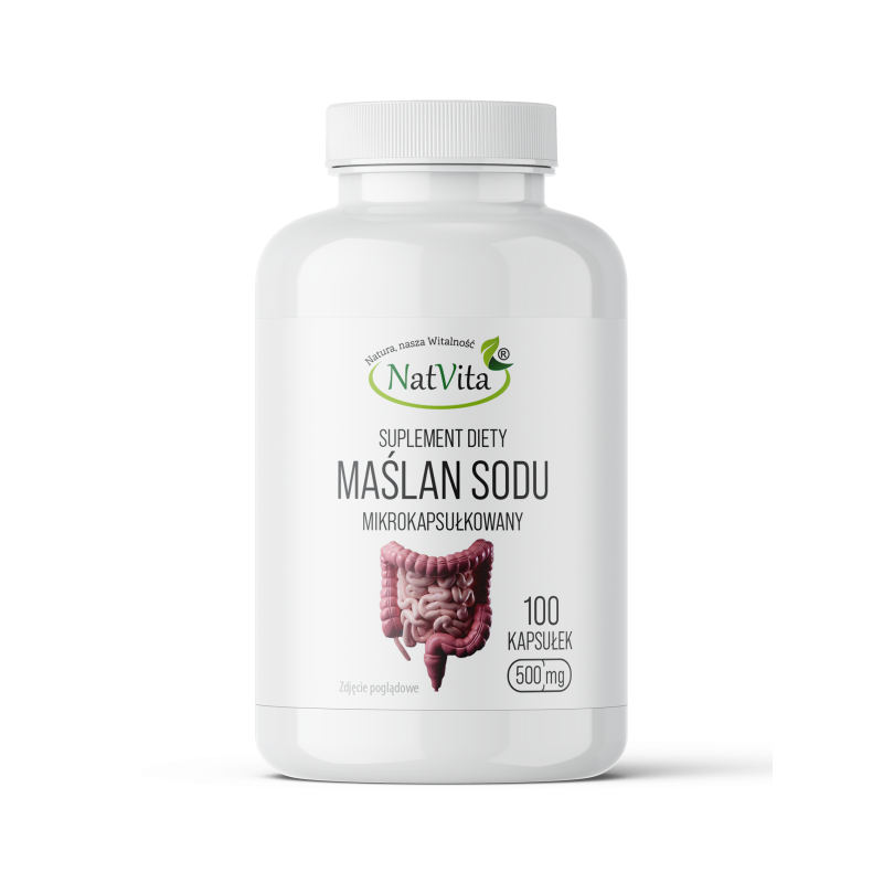 Maślan sodu mikrokapsułkowany kapsułki 500mg