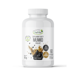 Mumio Shilajit ekstrakt 60% kwas fulwowy kapsułki 250mg