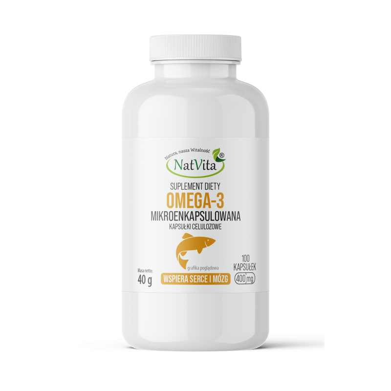 OMEGA 3 Mikroenkapsulowana DHA EPA 360 kapsułki 400mg