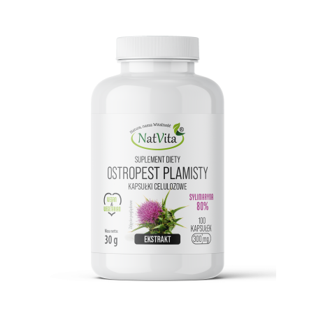 Ostropest Plamisty ekstrakt kapsułki 300mg - zdjęcie produktu