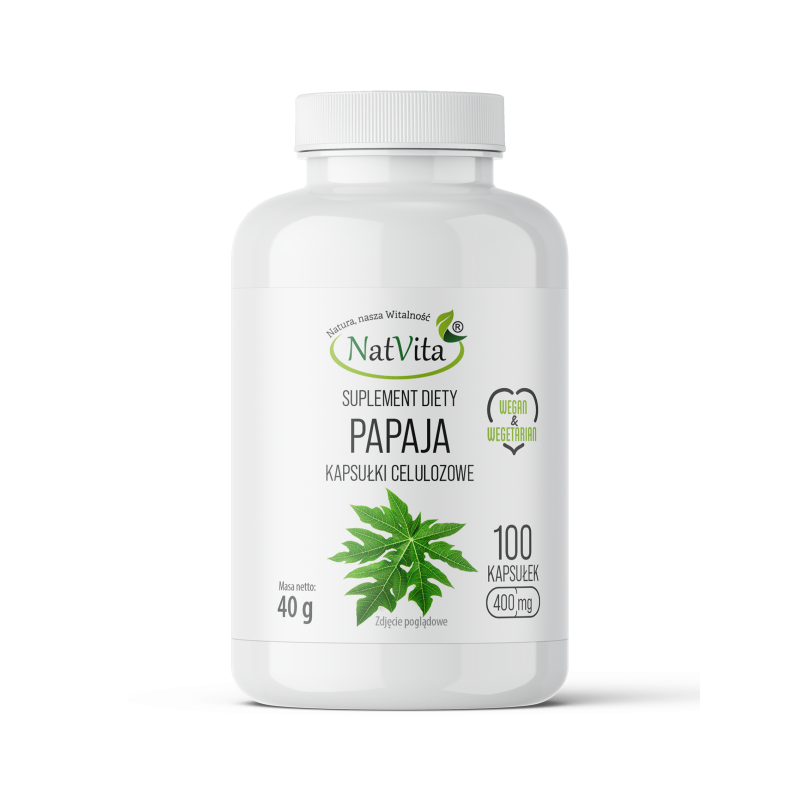 Papaja kapsułki 655mg
