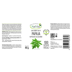 Papaja kapsułki 655mg