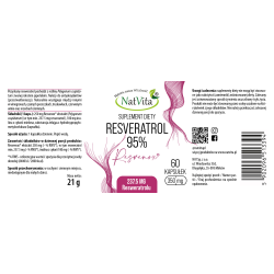 Resvenox (Resweratrol) ekstrakt 95% kapsułki