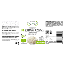 Soplówka Jeżowata BIO kapsułki 500mg