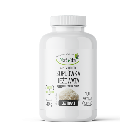 Soplówka Jeżowata ekstrakt 30% kapsułki 400mg - zdjęcie produktu