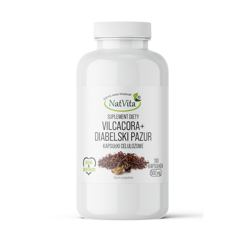 Vilcacora + Diabelski Pazur kapsułki 500mg