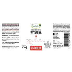 Witamina A 25.000 IU softgel