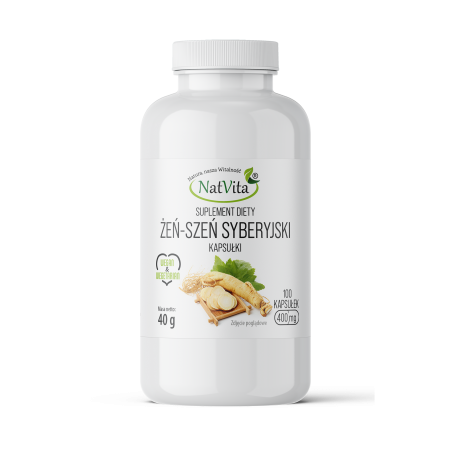 Żeń-Szeń syberyjski kapsułki 400mg - zdjęcie produktu