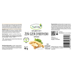 Żeń-Szeń syberyjski kapsułki 400mg