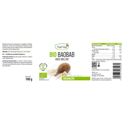 Baobab BIO owoce mielone