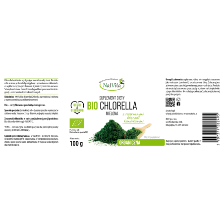 Chlorella BIO mielona - zdjęcie produktu