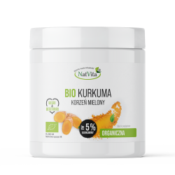 Kurkuma BIO korzeń mielony 5% kurkuminy
