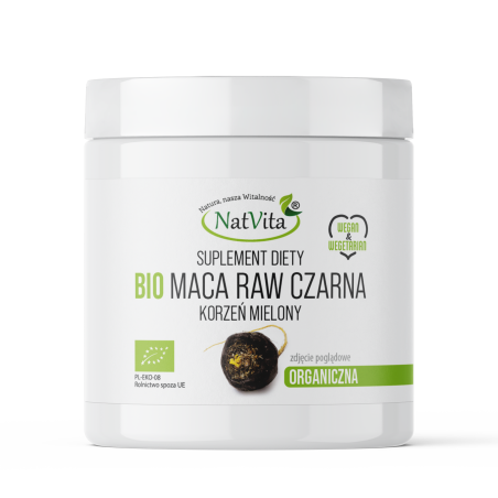Maca BIO RAW czarna mielona - zdjęcie produktu