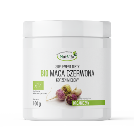 Maca BIO RAW czerwona mielona - zdjęcie produktu