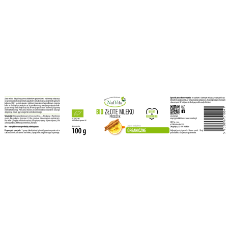 Złote Mleko BIO - zdjęcie produktu