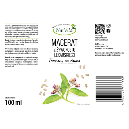 Macerat z Żywokostu - zdjęcie produktu