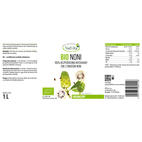 Noni BIO sok - zdjęcie produktu