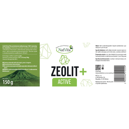 Zeolit Active 96,5% proszek - zdjęcie produktu