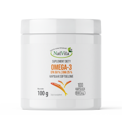 Omega 3 EPA 50%, DHA 25% kapsułki softgel 1000mg