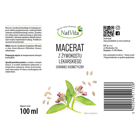 Macerat z Żywokostu - zdjęcie produktu