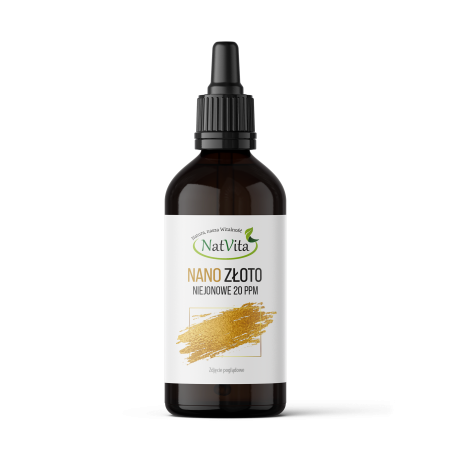 Nano Złoto (koloidalne) niejonowe 20 ppm - zdjęcie produktu